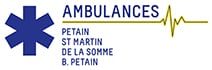 Logo ambulances petain de la somme saint martin